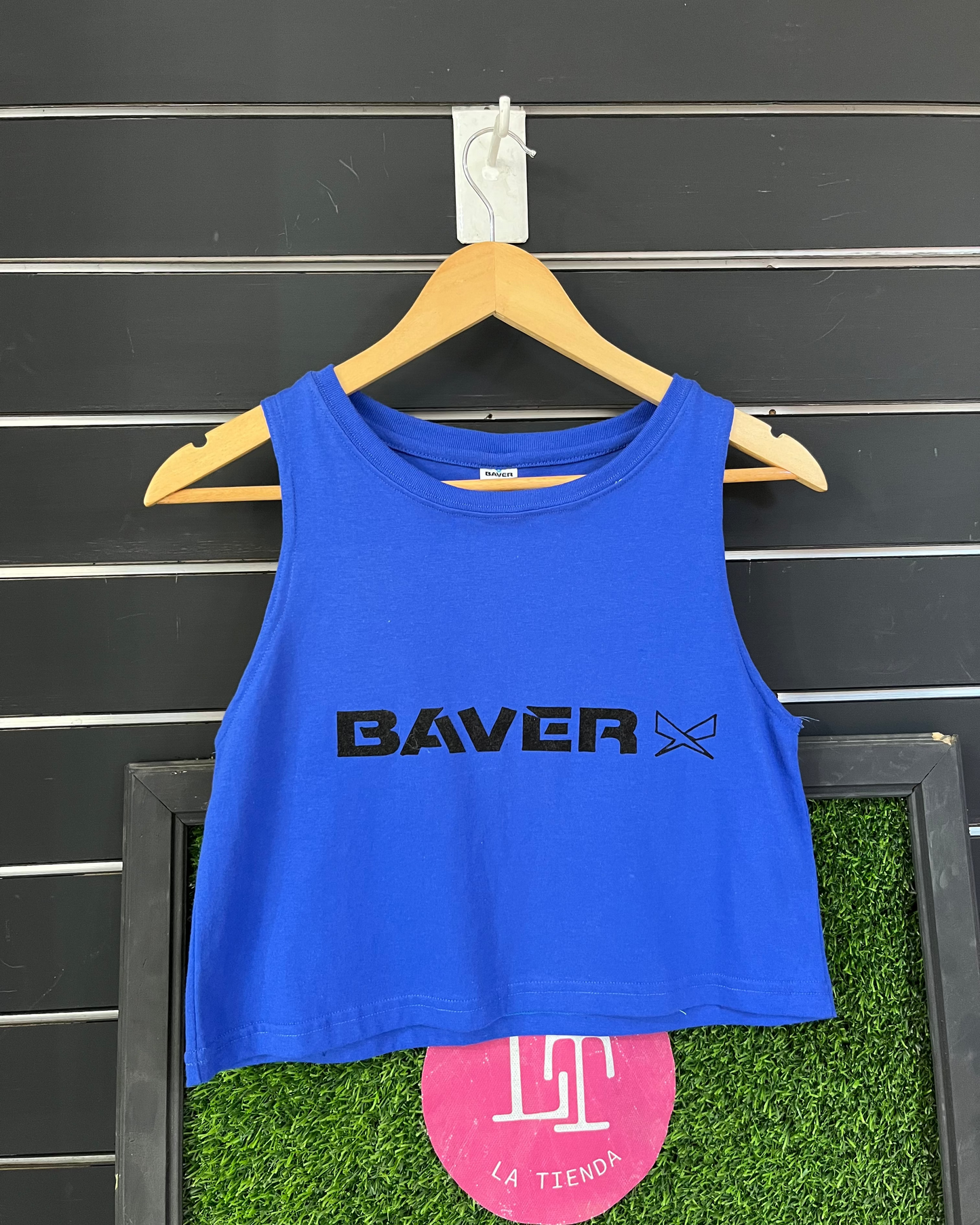 CROP TOP BAVER BLUE